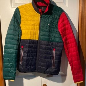 Tommy Hilfiger Men's Multicolor Puffer Jacket